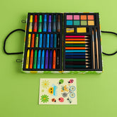 صندوق هدايا مجموعة أدوات الرسم والتلوين الفنية - 59 قطعة